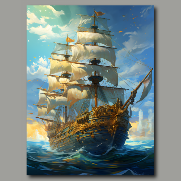 Poster : Bateau pirate