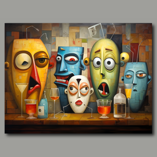 Poster: Whimsical Drink Drunk 6