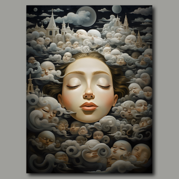 Poster: Whimsical Falling asleep 3