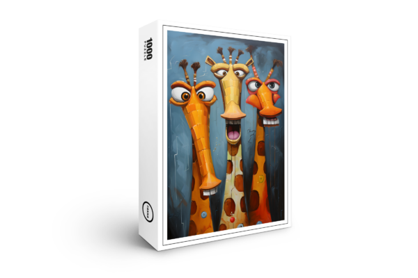 raxxa Premium Puzzle: Whimsical Blaspheming Giraffes