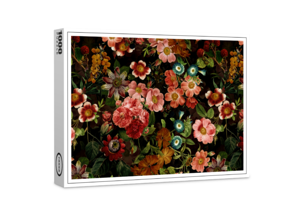 raxxa premium puzzle: Luxurious flowers from a bygone era