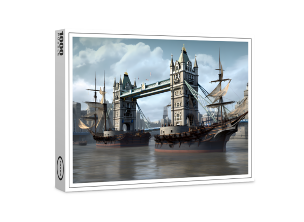 raxxa Premium-Puzzle: Schips in London