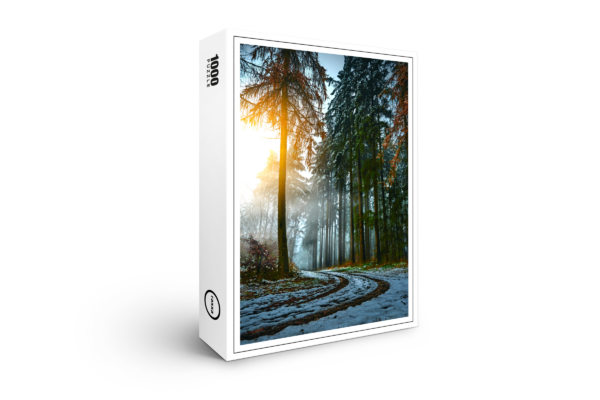 raxxa Premium-Puzzle: Winterweg