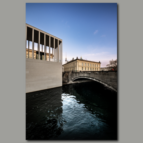 Poster: James-Simon-Galerie und UNESCO Weltkulturerbe Museumsinsel