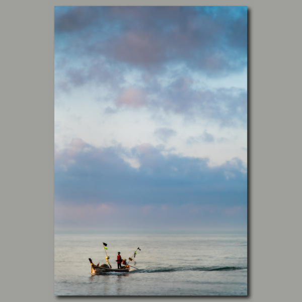 Poster : Le pêcheur et la mer