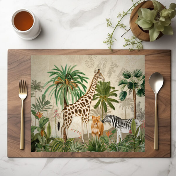 raxxa Premium-Tischset: Wilde Afrika Lanschaft – Image 3