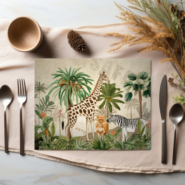 raxxa Premium-Tischset: Wilde Afrika Lanschaft – Image 4