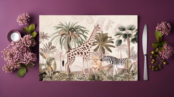 raxxa Premium-Tischset: Wilde Afrika Lanschaft - immagine 4