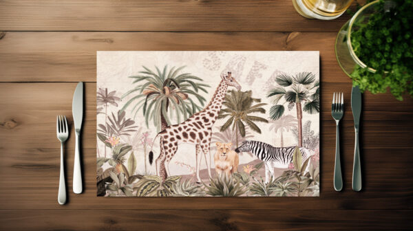 raxxa Premium-Tischset: Wilde Afrika Lanschaft - immagine 5