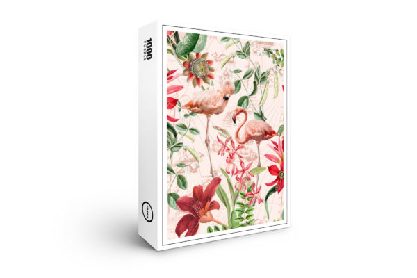 raxxa Puzzle Premium: Flamingo Vintage Garden