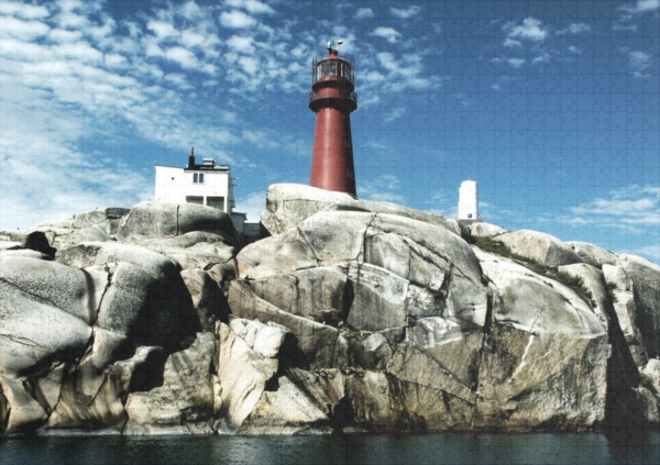 raxxa Premium-Puzzle: Leuchtturm in Norwegen - Imagen 2