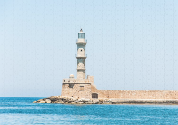 raxxa Premium-Puzzle: Leuchtturm in Chania - Imagen 2