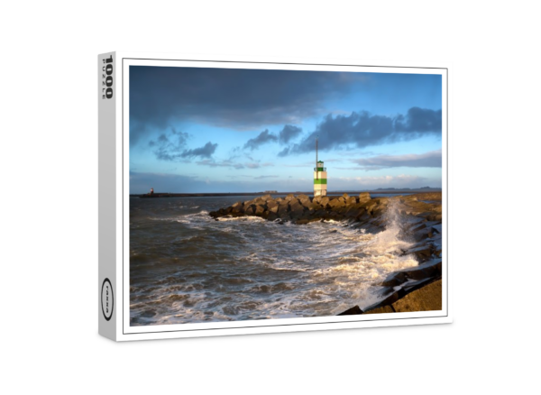 raxxa Premium-Puzzle: Leuchtturm in Ijmuiden, Holland