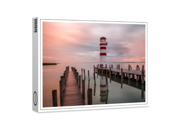 Puzzle raxxa Premium: Faro en el lago Neusiedl, Austria