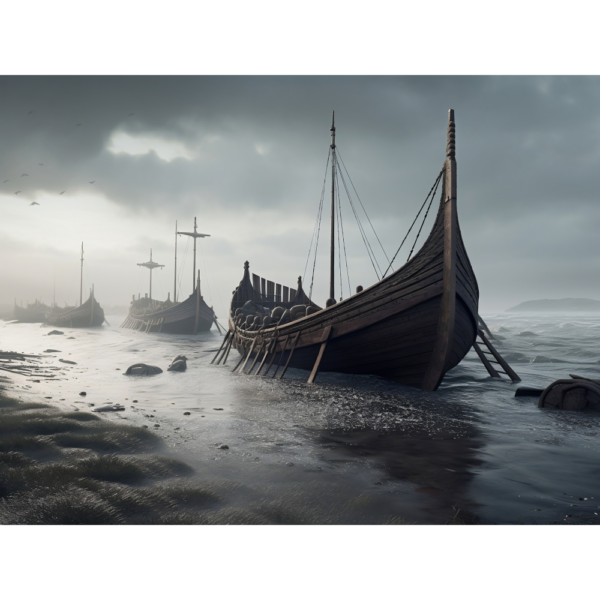 raxxa Premium-Tischset: Vikings ships - immagine 2