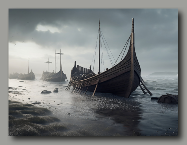 raxxa Premium-Tischset: Vikings ships