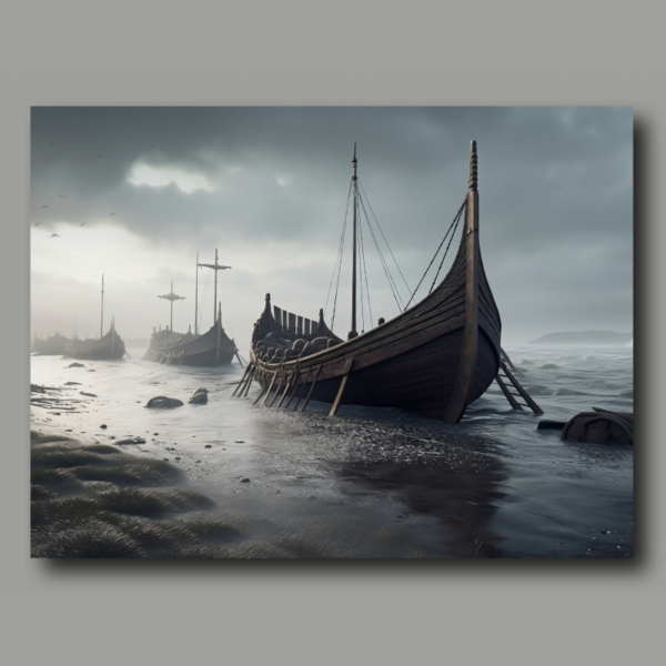 Poster : Vikings ships