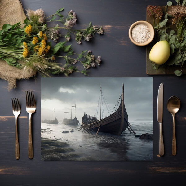 raxxa Premium-Tischset: Vikings ships - immagine 5