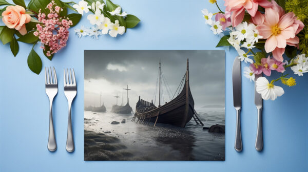 raxxa Premium-Tischset: Vikings ships - immagine 6