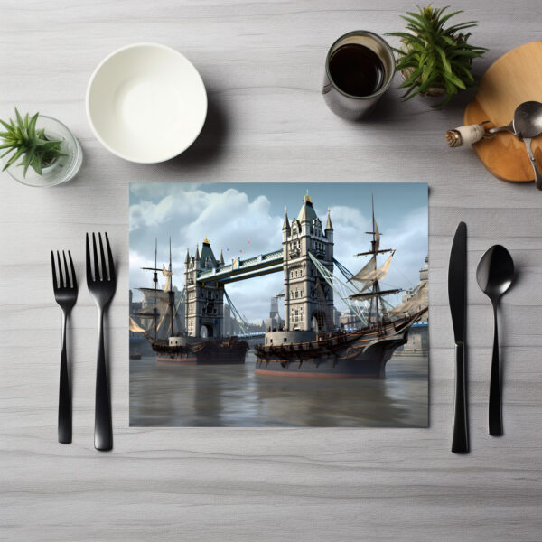 raxxa Premium-Tischset: Schips in London - Imagen 4