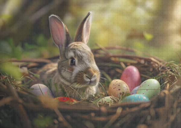 raxxa Premium-Puzzle: Osterhase Öhrchen – Bild 2