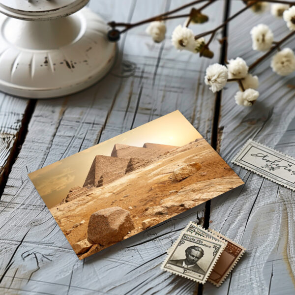 raxxa Postkarte: Pyramiede in sand – Bild 3