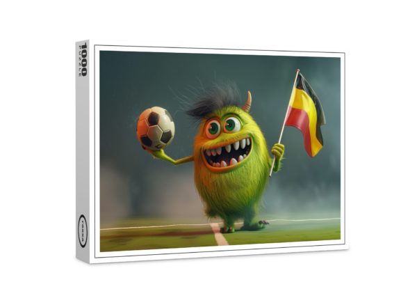 raxxa Premium Puzzle: Monster Germany Fan EM 2024