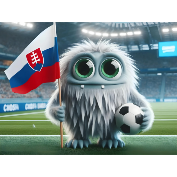 raxxa Premium-Tischset: Das Slowakische Whimsical Monster der Fußball-EM 2024 - immagine 2