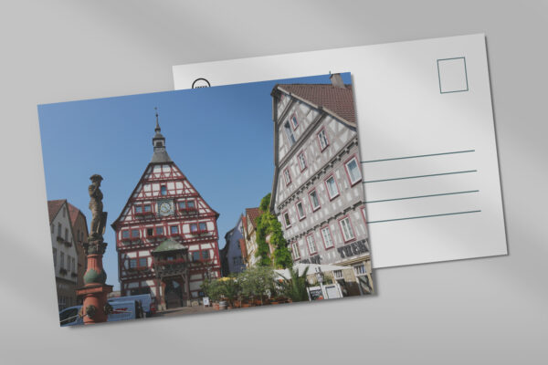 raxxa Postkarte: Besigheim Rathaus