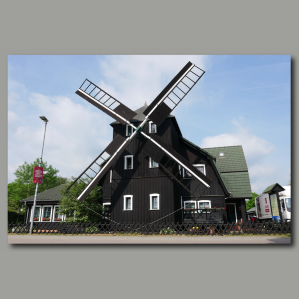 Poster: Windmill Spreewald Burg