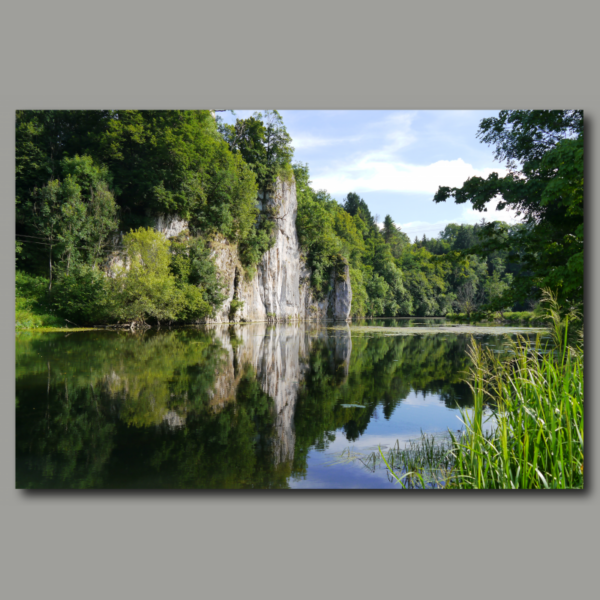 Poster: Felsen an der Donau in Gutenstein