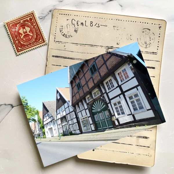 raxxa Postkarte: Altstadt Rheda-Wiedenbrück Westfalen