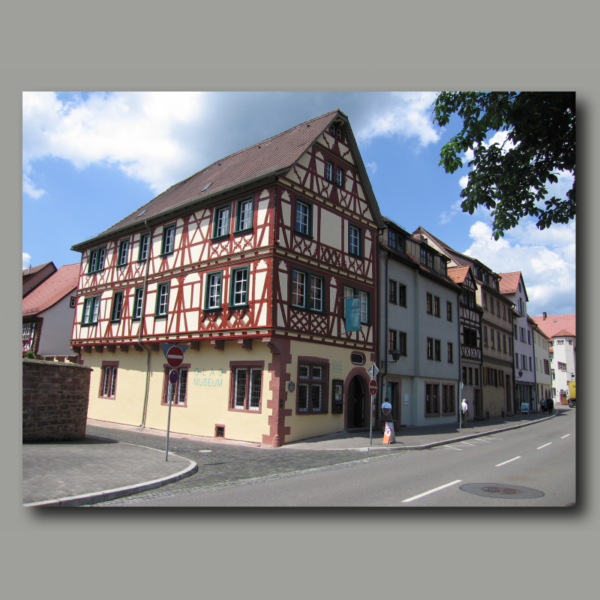 Poster: Glasmuseum Kallenbachsches Haus Wertheim