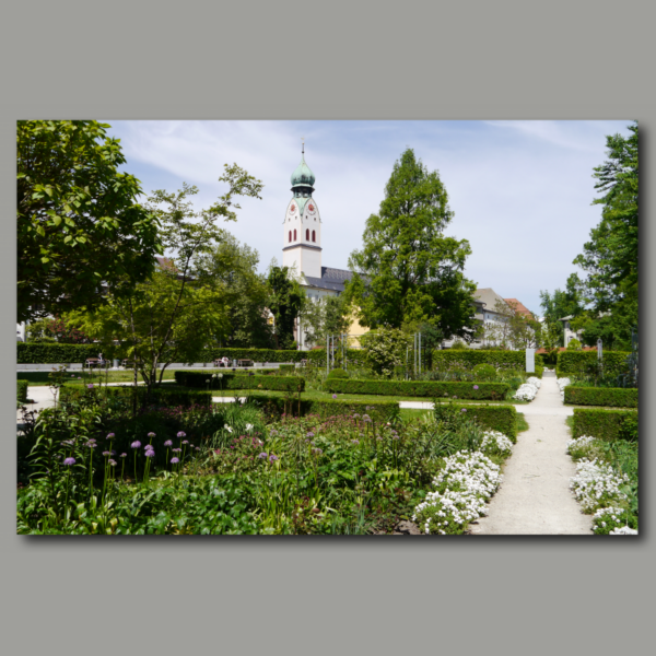 Poster: Riedergarten Rosenheim Bayern