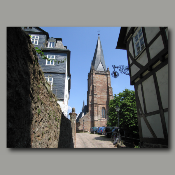 Poster: Kirche St. Marien in Marburg