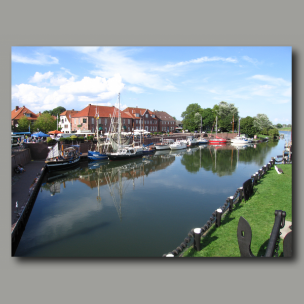 Poster: Sielhafen Hooksiel Ostfriesland Nordsee