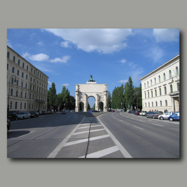 Poster: Siegestor Ludwigstraße München