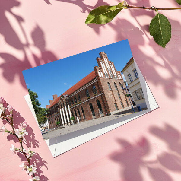 raxxa Postkarte: Rathaus Altstadt Parchim in Mecklenburg