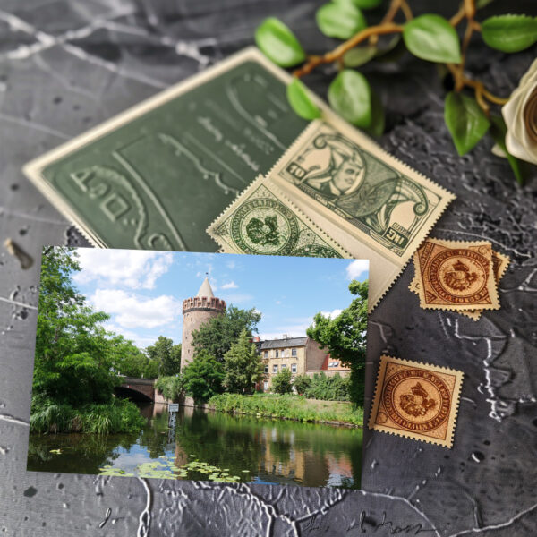 raxxa Postkarte: Steintorbrücke und Steintorturm in Brandenburg an der Havel