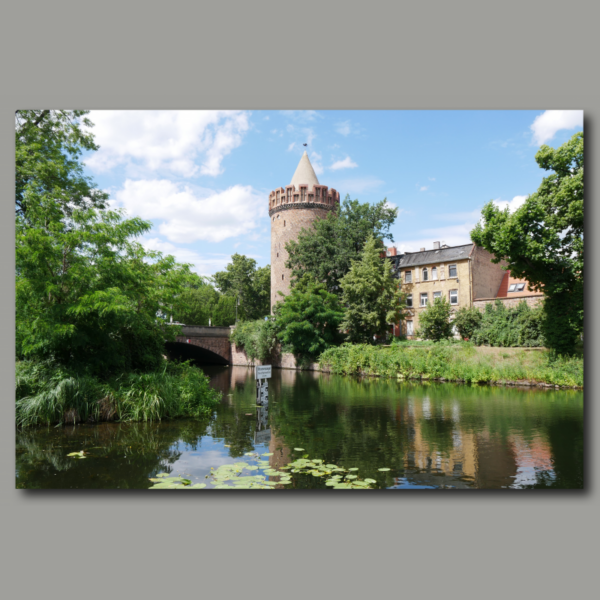 Poster: Steintorbrücke und Steintorturm in Brandenburg an der Havel