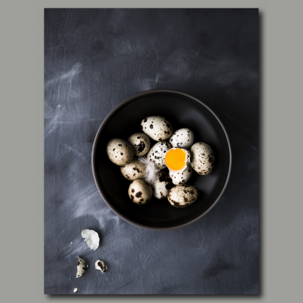 Poster : Oeufs de caille