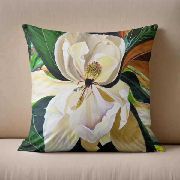 Kissen: Magnolia on Oak Ridge Road – Bild 2