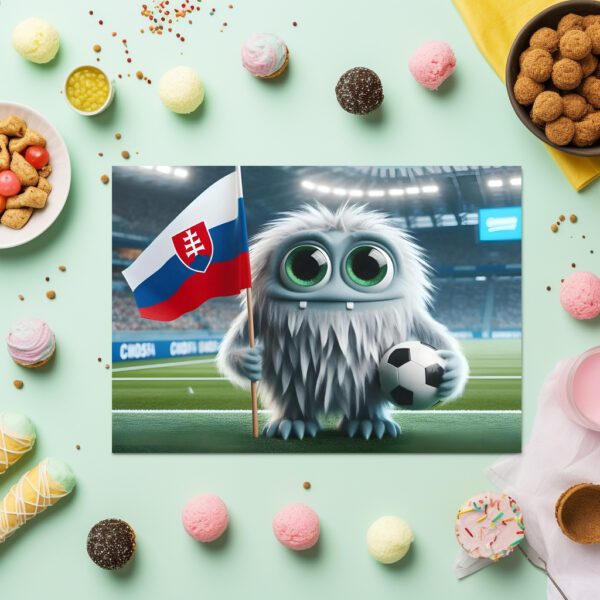 raxxa Premium-Tischset: Das Slowakische Whimsical Monster der Fußball-EM 2024 - immagine 5