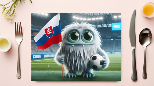 raxxa Premium-Tischset: Das Slowakische Whimsical Monster der Fußball-EM 2024 - immagine 6