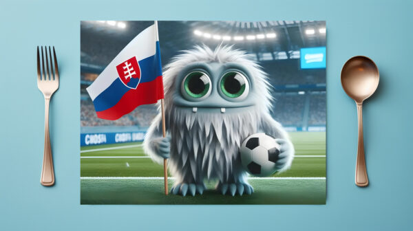 raxxa Premium-Tischset: Das Slowakische Whimsical Monster der Fußball-EM 2024 - immagine 4