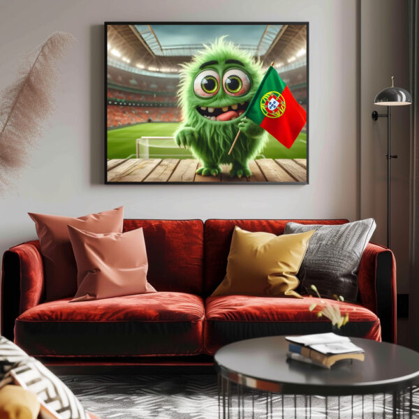 Poster: Das Portugisische Whimsical Monster der Fußball-EM 2024 – Bild 3