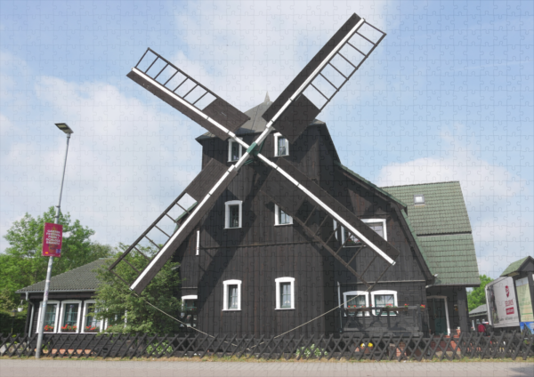 raxxa Premium-Puzzle: Windmühle Spreewald Burg – Bild 2