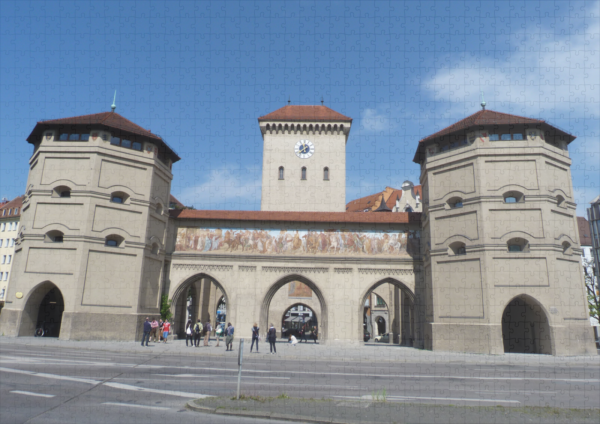 raxxa Premium-Puzzle: Isartor in München – Bild 2