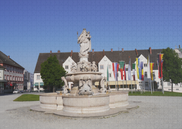 raxxa Premium-Puzzle: Kapellplatz am Marienbrunnen in Altötting - Imagen 2