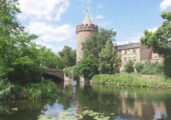 raxxa Premium-Puzzle: Steintorbrücke und Steintorturm in Brandenburg an der Havel - Imagen 2